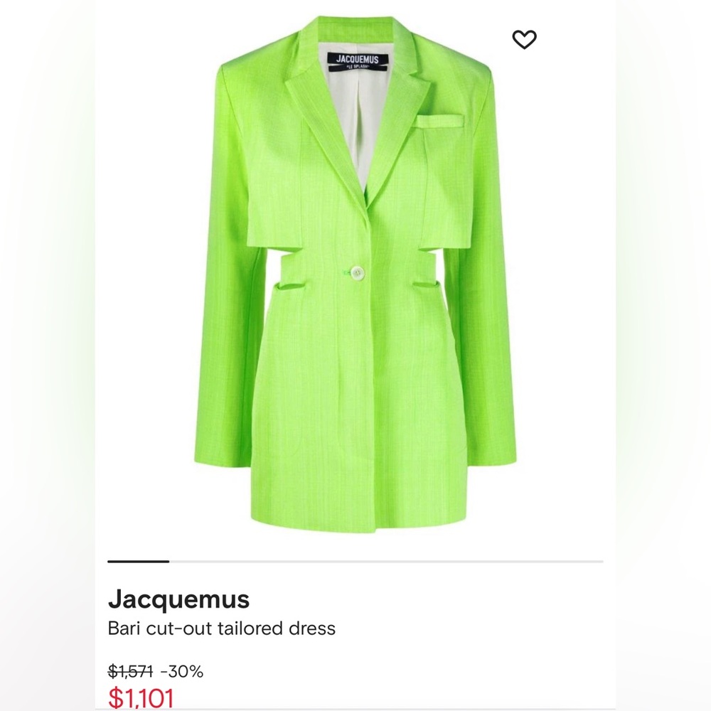 JACQUEMUS
La Robe Bari- size 36 European
